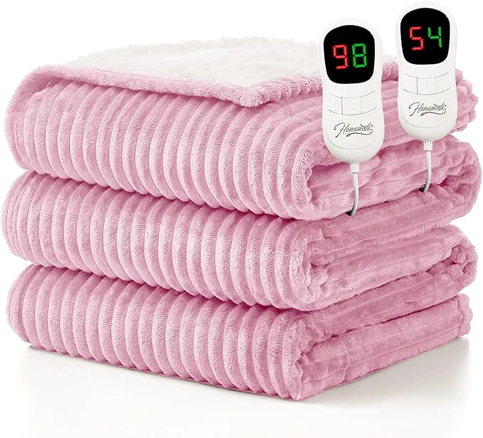 Long-Lasting Homemate Electric Heated Blanket Queen Size Soft