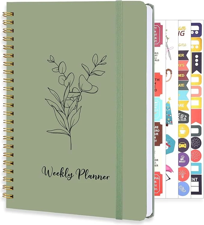 Solid Undated Weekly Planner A5 Weekly To Do List Notebook Relaxed