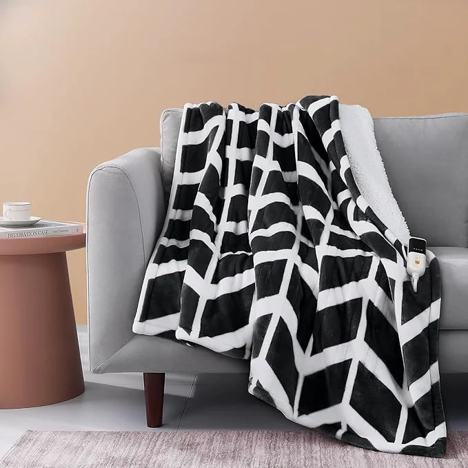 Exclusive VENTIMI Electric Blanket Heated Throw Fast Heating Blankets Selected