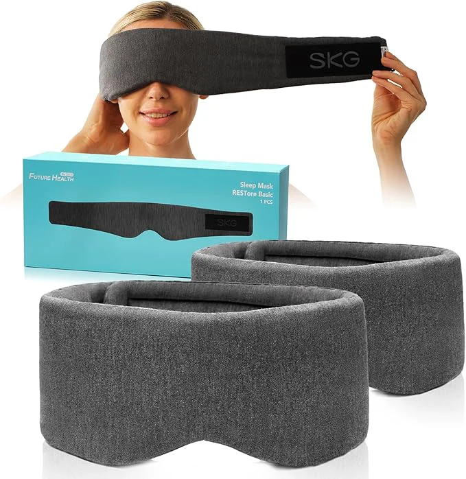 Safe Sleep Mask Eye Mask Wrap-Around Design Light Shading Breathable Fabric Premium