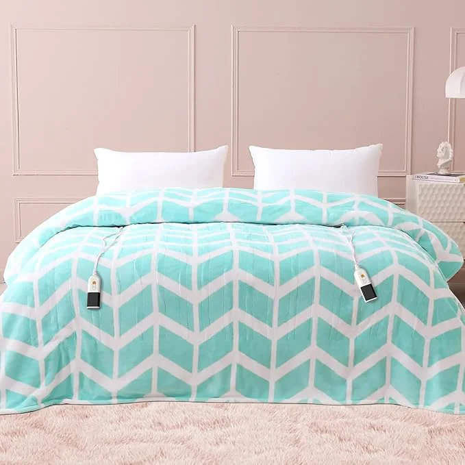 Trendy VENTIMI Electric Blanket Queen Size Fast Heating Blanket Relaxed