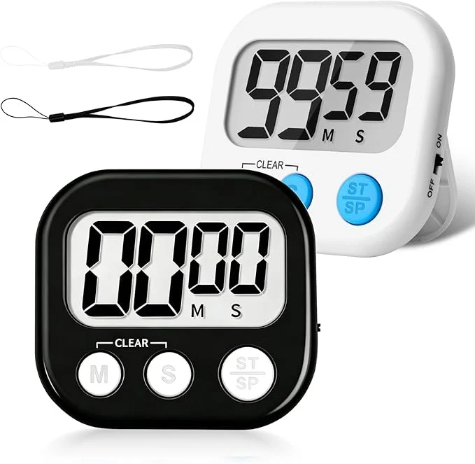Recyclable ZILLEEN Classroom Timer for Kids Teachers 2 Pack Digital Timers Reusable