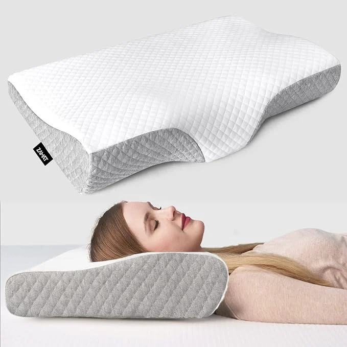 Crafted ZAMAT Contour Memory Foam Pillow Versatile