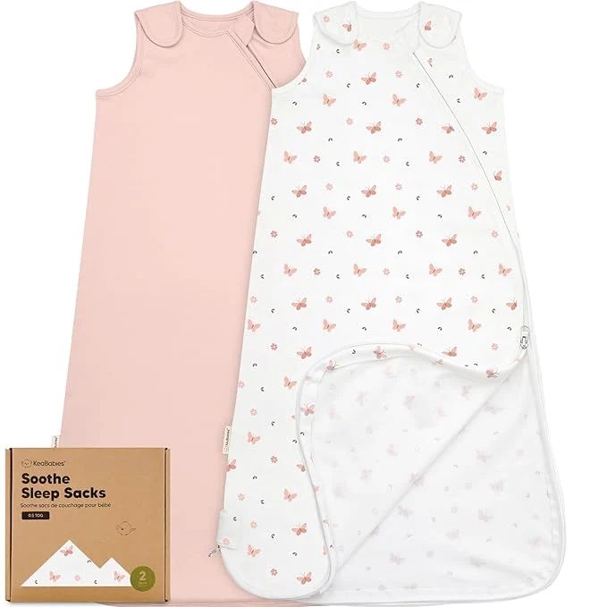 Modern 2-Pack Organic Baby Sleep Sacks Cotton Fine