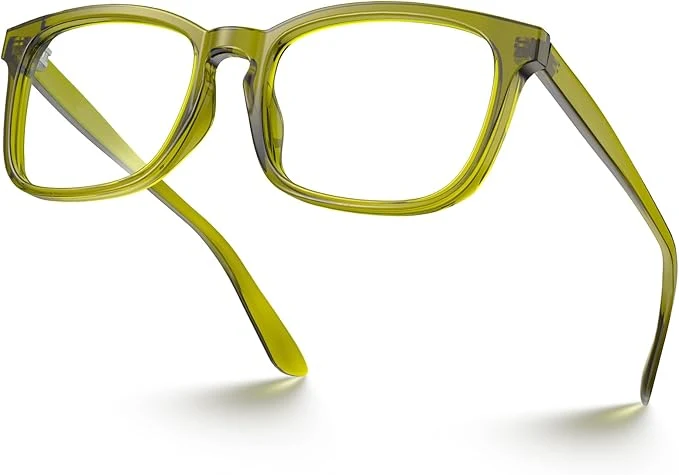 Next-Generation VISOONE Blue Light Blocking Glasses Square Green