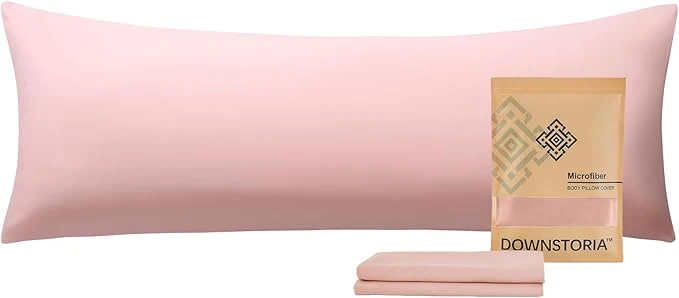 Durable DOWNSTORIA Body Pillow Cover Ultra Soft Microfiber Long Pillowcase Envelope Functional