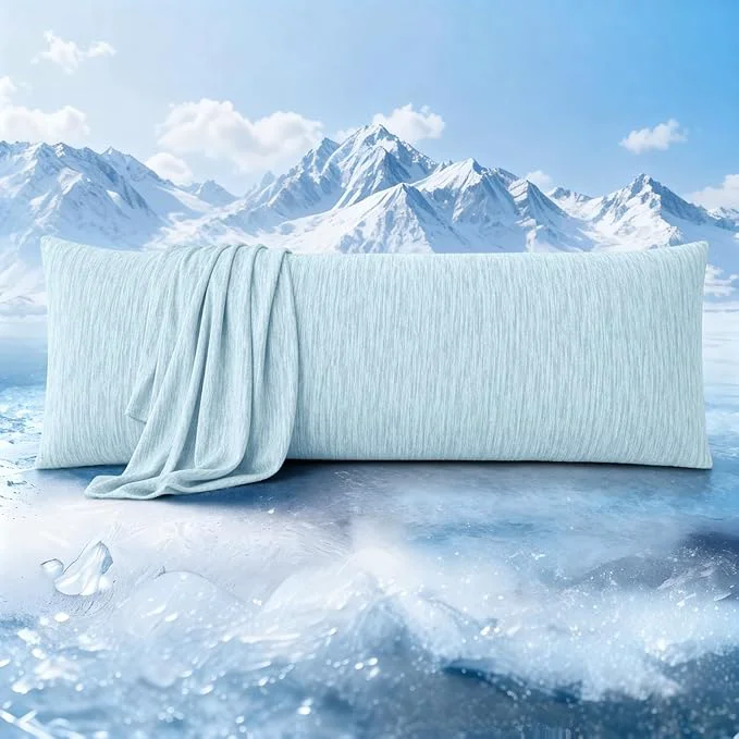 Comfortable ZonLi Cooling Body Pillowcase for Hot Sleepers Breathable Body Pillow Cover Sophisticated