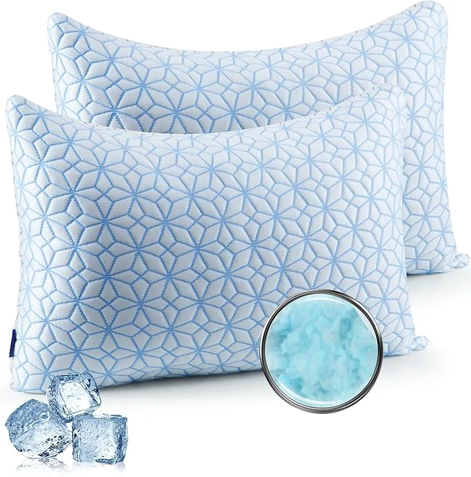 Original Design puredown® King Size Pillows Set of 2 Cooling Pillow King Size 2 Pack Recyclable