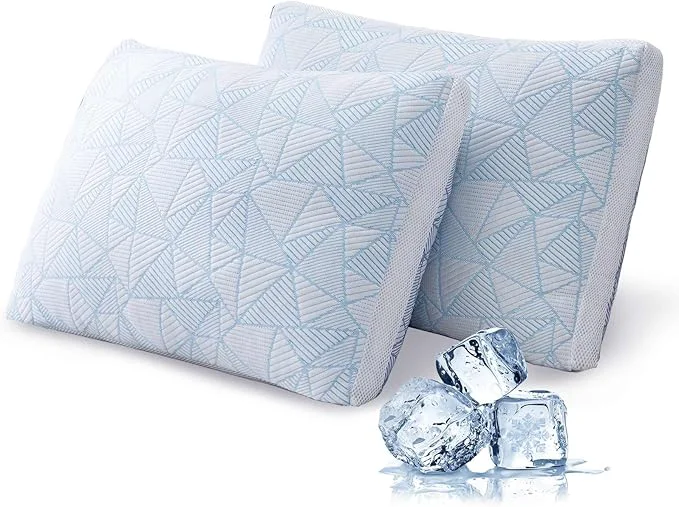 Crafted Cotelovo Shredded Memory Foam Cooling Soft Bamboo Viscose Pillows Adjustable Carefully Designed