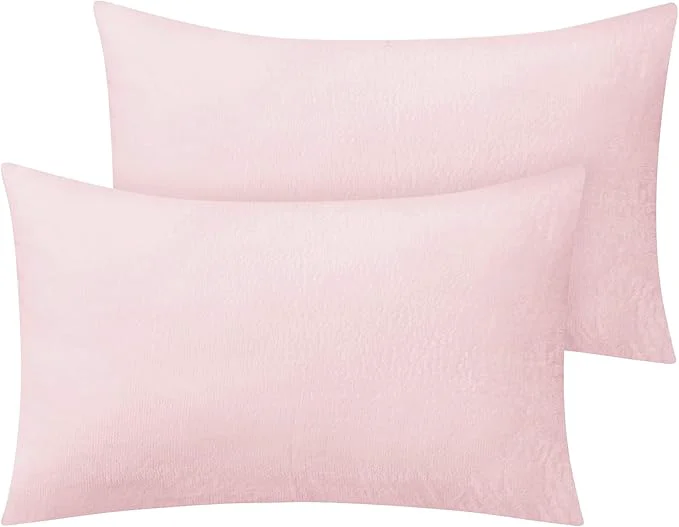 User-Friendly BEDELITE Flannel Pillowcases Standard Set of 2 Super Soft Fleece Pillow Case Trendy
