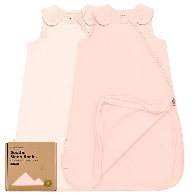 Soft 2-Pack Organic Baby Sleep Sacks Cotton Verified