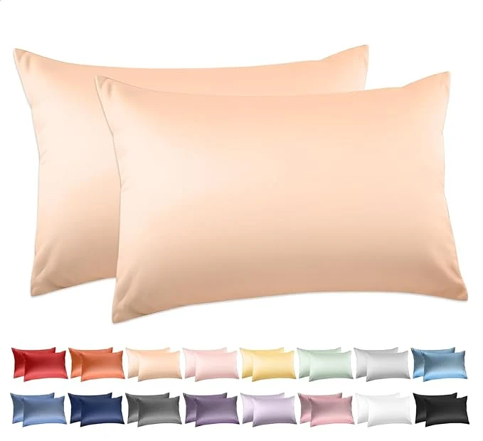 Secure Cotton Queen Pillowcases Set of 2 Deep Dream 600 Thread Count Pillow Cases Effective