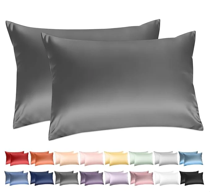 Natural Cotton Queen Pillowcases Set of 2 Deep Dream 600 Thread Count Pillow Cases Reusable