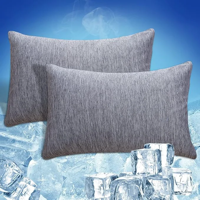 Minimalist CHOSHOME Cooling Pillow Cases Zipper Pillow Covers Q-Max 0.45 Zippered Reusable