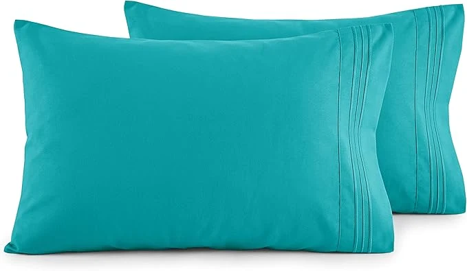 Versatile Elegant Comfort Luxury Ultra-Soft 2-Piece Pillowcase Set Flexible