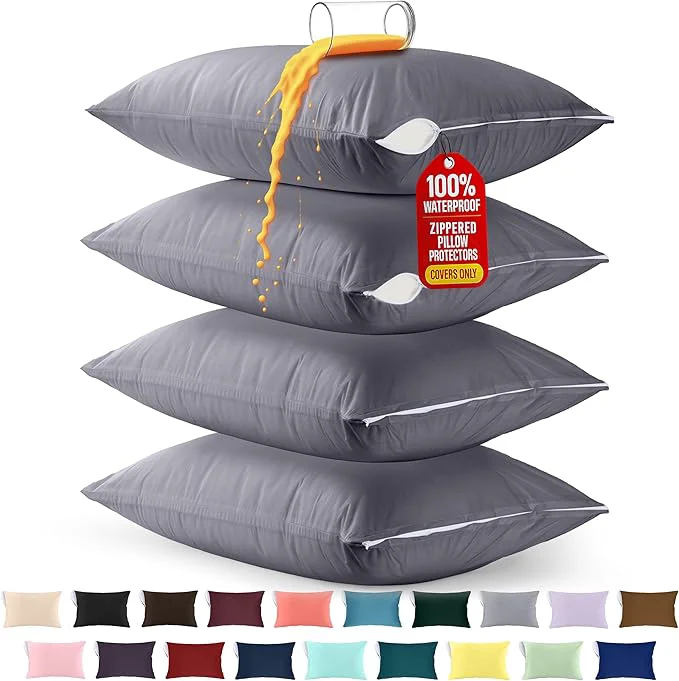 Sophisticated Utopia Bedding Premium Waterproof Pillow Protectors Verified
