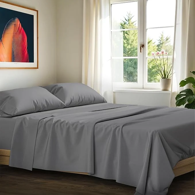 Powerful Egyptian Cotton King Size Sheets Set Casual
