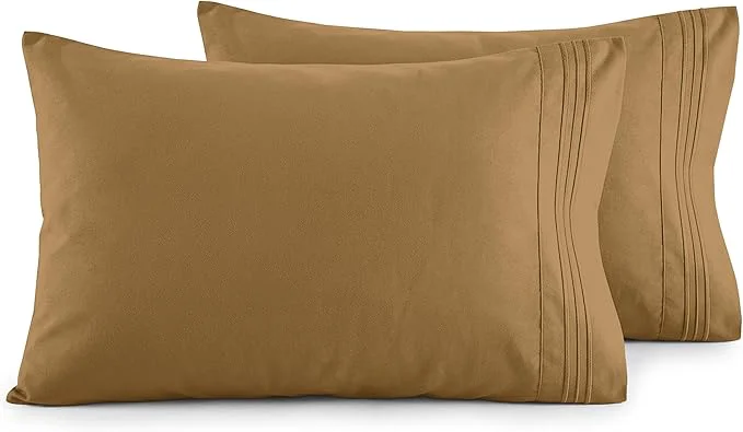 Clean Elegant Comfort Luxury Ultra-Soft 2-Piece Pillowcase Set Carefully Designed