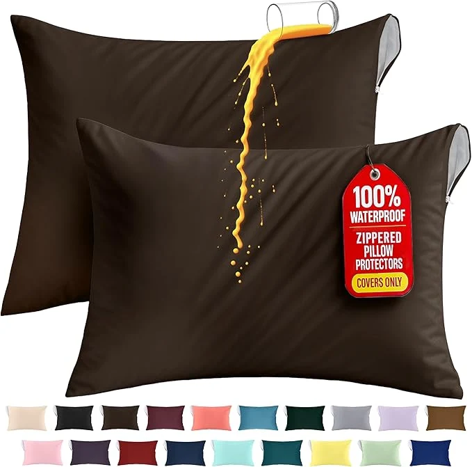 Original Design Utopia Bedding Premium Waterproof Pillow Protectors Lightweight