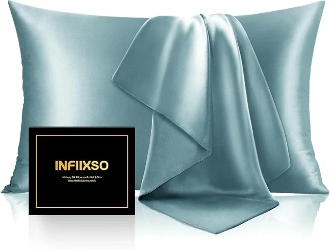 Flexible INFIIXSO Mulberry Silk Pillow Case King Size Silk Pillowcase Powerful