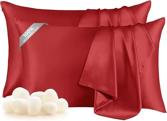 Luxury THXSILK Set of 2 Pure Mulberry Silk Pillowcases Genuine