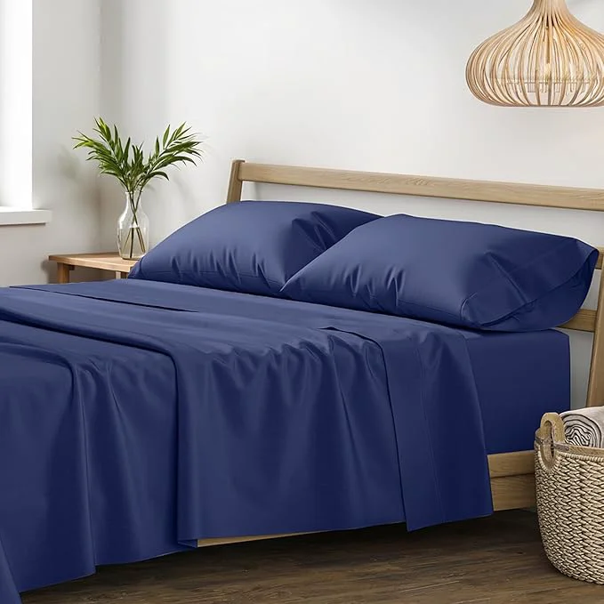 Consistent XOOX Linen Egyptian Cotton Sheets California King Size Carefully Designed