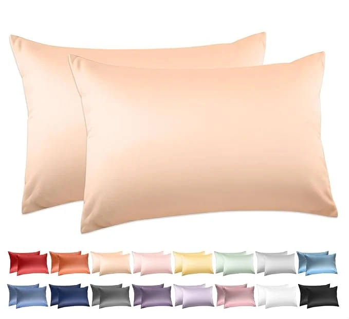 Exceptional Cotton King Pillowcases Set of 2 Deep Dream 600 Thread Count Pillow Cases Superior