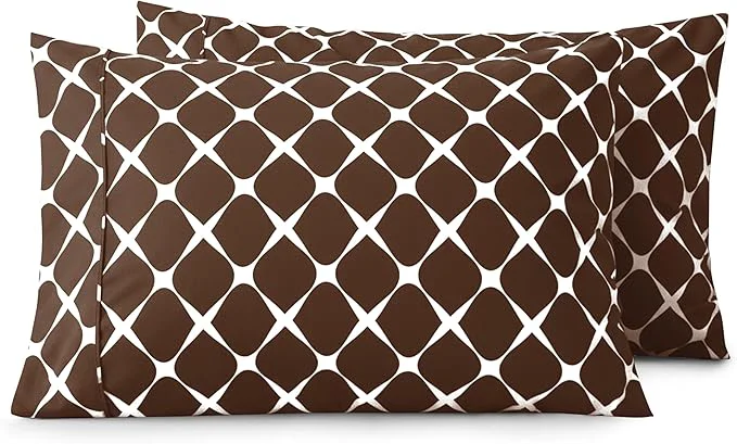 Convenient Elegant Comfort Luxury Ultra-Soft 2-Piece Pillowcase Set Solid