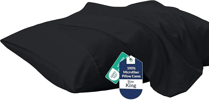 Elite Royale Linens King Pillowcase Set of 2 Safe