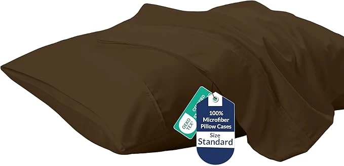 Practical Royale Linens Standard Pillowcase Set of 2 Organic