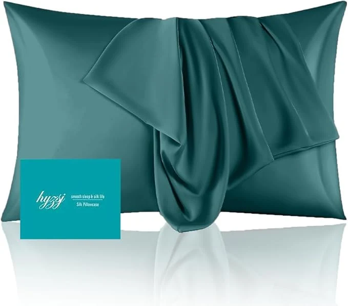 Authentic Mulberry Silk Pillowcase for Hair and Skin Queen Size Silk Pillowcase 20X30 Durable