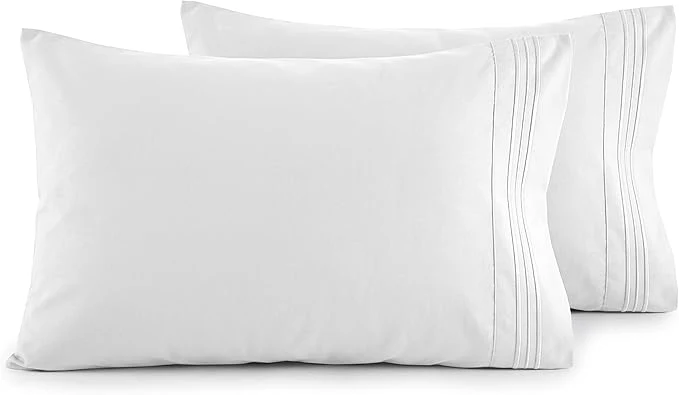 Contemporary Elegant Comfort Luxury Ultra-Soft 2-Piece Pillowcase Set Responsible