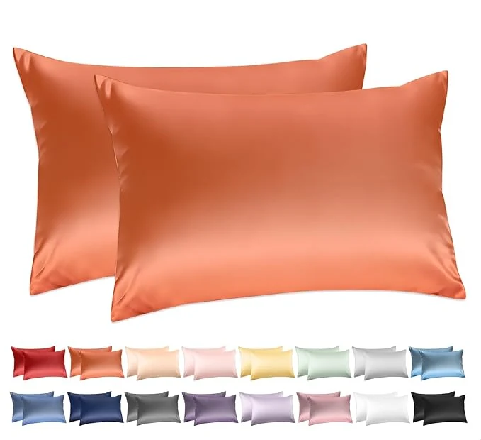 Minimalist Cotton King Pillowcases Set of 2 Deep Dream 600 Thread Count Pillow Cases Fast