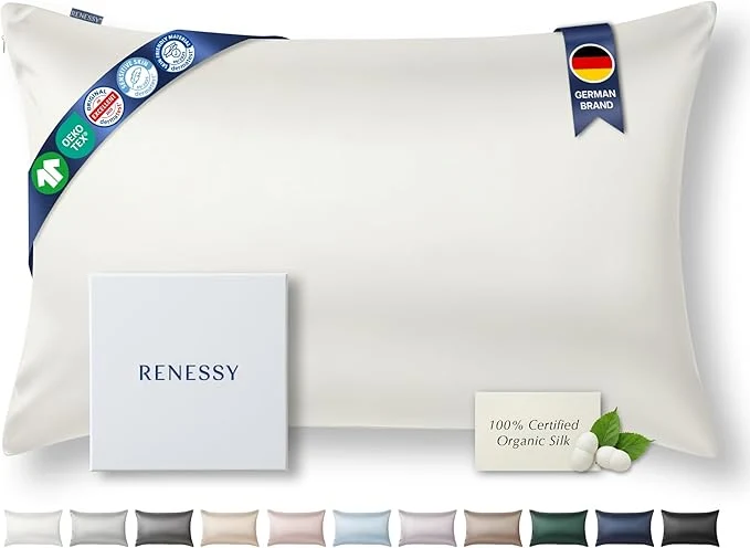 Convenient Premium Silk Pillowcase Organic Mulberry Silk 22 Momme Grade 6A Trendy