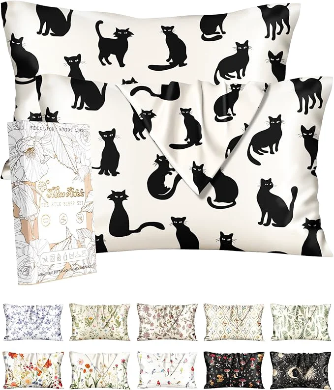 Comfortable Miss Adola 2 Pack Silk Pillowcase Modern