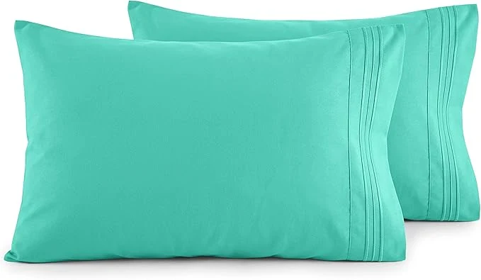Quality Elegant Comfort Luxury Ultra-Soft 2-Piece Pillowcase Set Pure