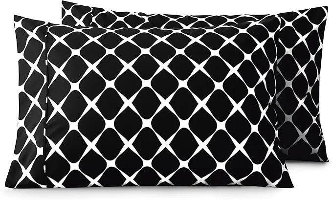 Long-Lasting Elegant Comfort Luxury Ultra-Soft 2-Piece Pillowcase Set Genuine