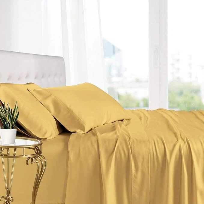 Elite Royal Hotel Bedding Natural Viscose Made from Bamboo Sheets Soft Cooling World-Class