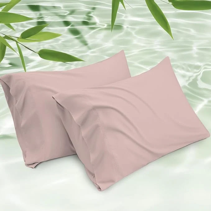 High-Performance Kamas Oversized Bamboo Pillowcase Set of 2 Naturally Grown Ultra Soft Elite