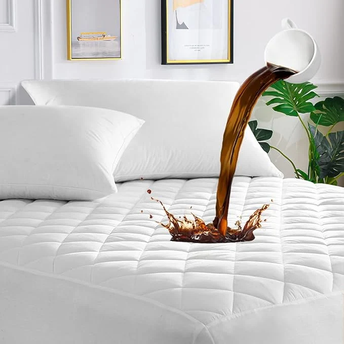Efficient UNILIBRA RV Short Queen Waterproof Mattress Pad Protector Breathable Hollow High-End