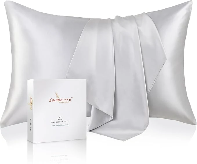 Solid Pure Mulberry Silk Pillowcase Environmentally Friendly