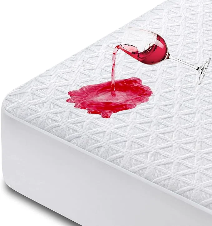 Easy-to-Use Premium Waterproof Mattress Protector Full Size Breathable Bed Cover 3D Air Fast