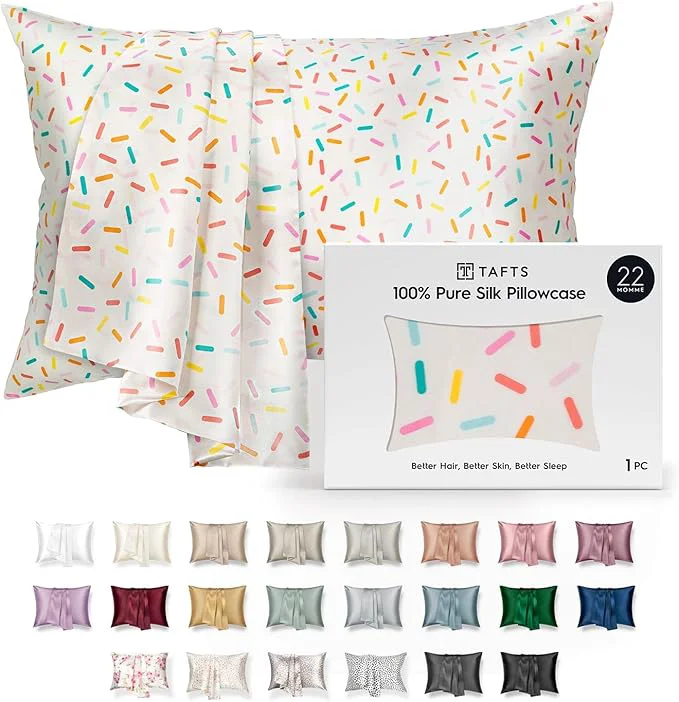 Easy-to-Use TAFTS 22mm Pure Mulberry 6A Silk Pillowcase Effective