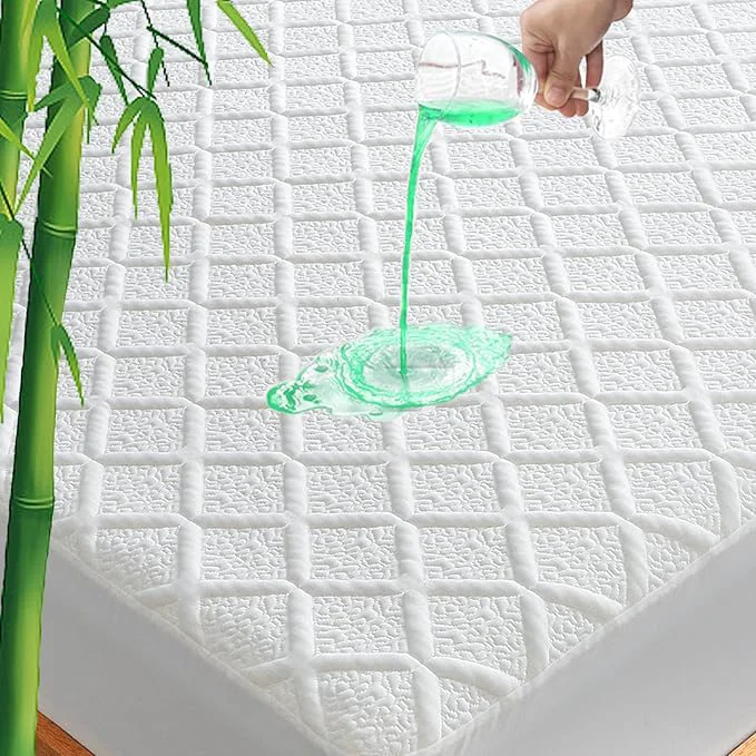 Enhanced UNILIBRA King Size Waterproof Mattress Protector 3D Air Rayon Made from Bamboo Fine