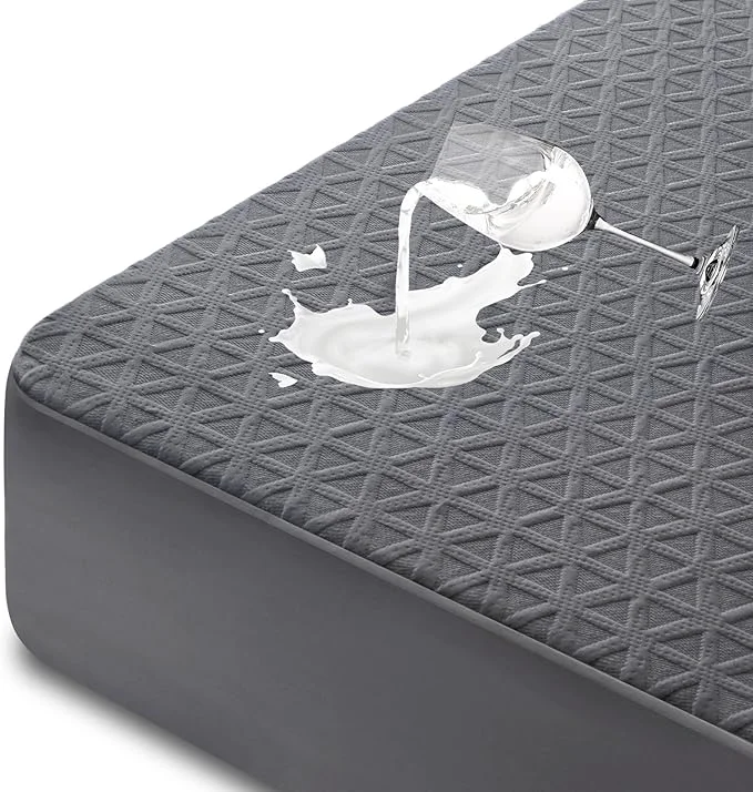 Easy-to-Use Premium Waterproof Mattress Protector Full Size Breathable Bed Cover 3D Air