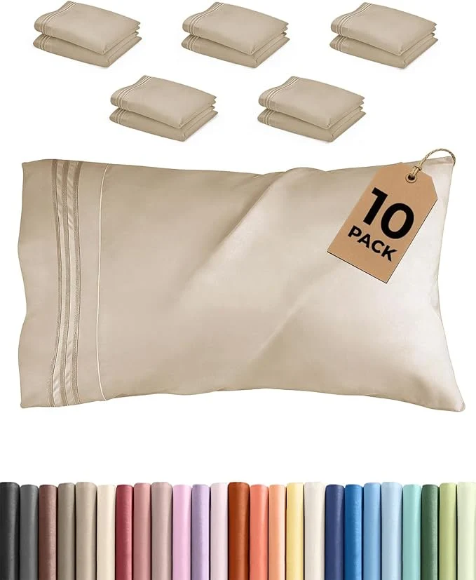 Green King Pillow Cases Set of 10 Official