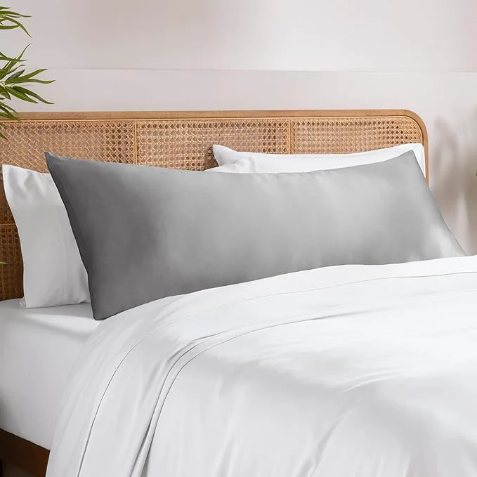 Long-Lasting Bare Home Rayon Made from Bamboo Luxury Body Size Cooling Pillowcase High-Quality
