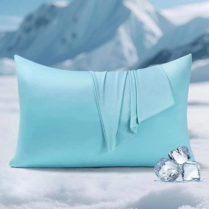 Eco-Friendly Elegear Cooling Pillow Cases for Hot Sleepers Clean Fabric Silver Infused Specialty