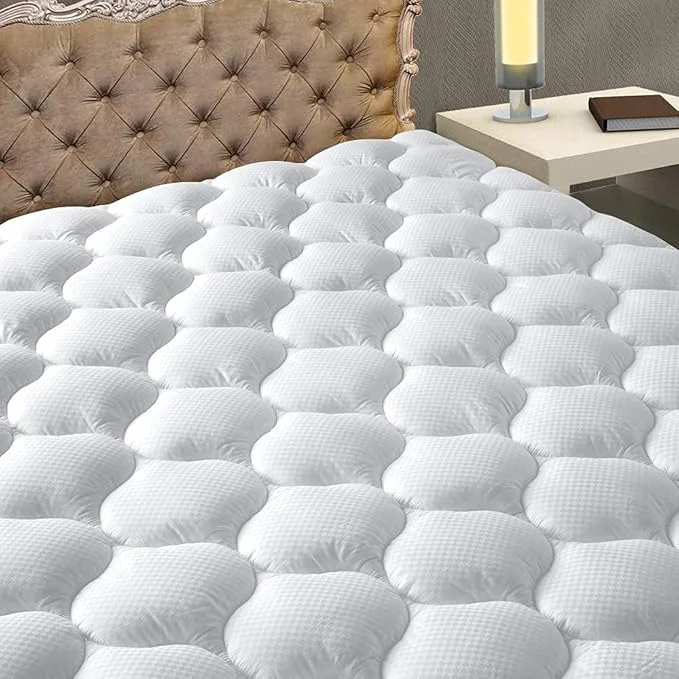 Premium Material MATBEBY California King Mattress Pad Functional