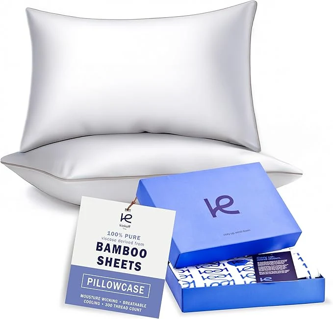 Relaxed Kickoff Viscose Bamboo Pillowcase Organic Hidden Zippered Viscose Bamboo Unique